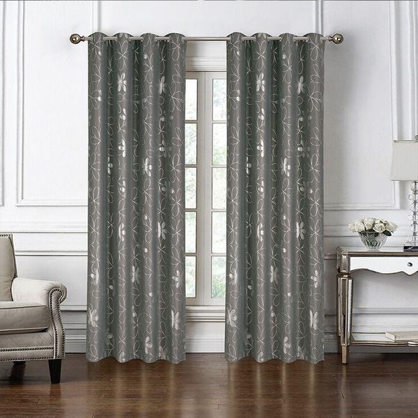 

curtain & drapes silver shading cloth dark gray curtains punch nordic style high roman wholesale