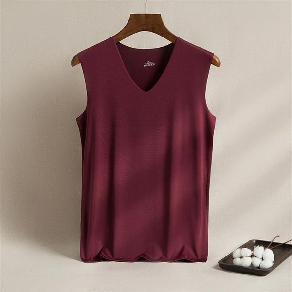 

mrmt brand summer mens vest ice silk solid color for male sweatshirt, White;black