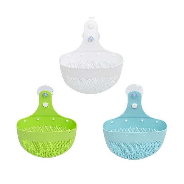 

storage baskets kitchen bath rack sink hanging bag basket organizer bathroom box drain cooking separator