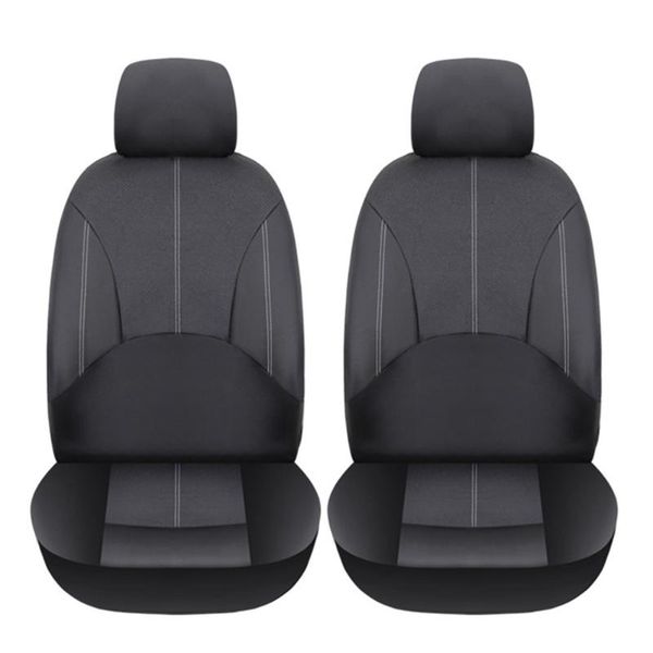 

car seat covers 9 pcs/set pu leather universal auto automotive anti protectors for suv truck (black)
