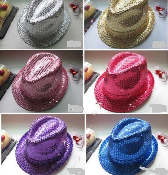 

christmas decorations hat children adults party sequins jazz kids men women dance cap club bar event festive stage perform props1