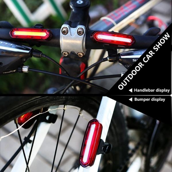 

c# taillights bike lights set led usb rechargeable cycling rear light tail taillight accessories