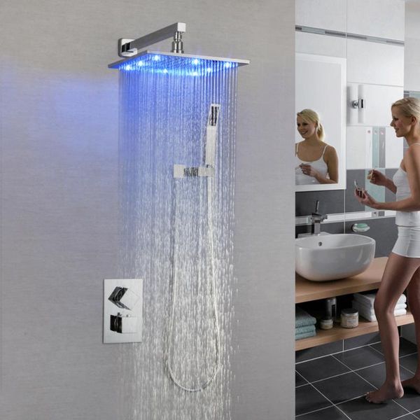 

thermostatic led faucet shower rain set mixer bath valve sk-7632 bathroom sets