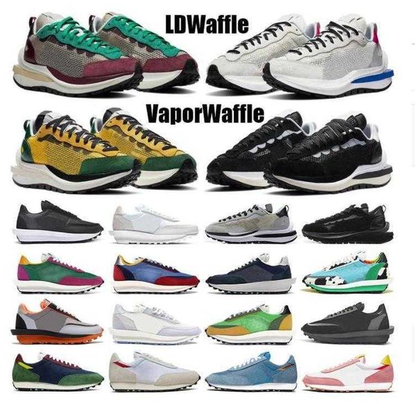 

fashion pegasus vaporwaffle women mens running shoes sacais ld waffle dark iris sesame blue void nylon white chunky dunky sports trainers