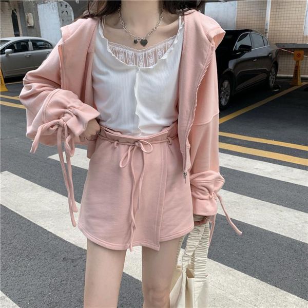 

women's tracksuits wholesale 2021 spring summer autumn fashion casual women 2pieces set suit woman female plus big size ol ay9549, Gray
