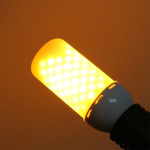 

bulbs e27/e26/e12/b22 led smd 5w flicker flame fire effect light corn bulb warm emulation lamp usj99