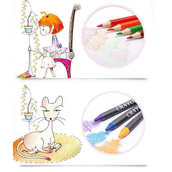 

gift sets 80pcs deluxe art set drawing painting accessories tools with case christmas office school supplies