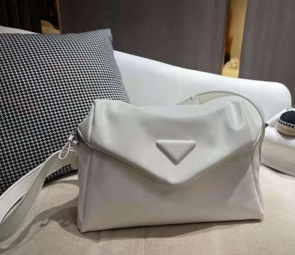 

evening bags ladies shoulder bag brand designer autumn product pure color leather triangle women's messenger luxury