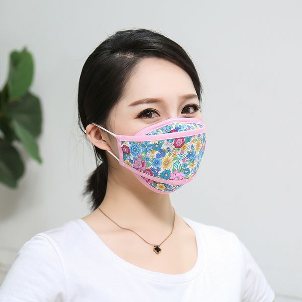 

willow kf94 leaf pure cotton washable three-dimensional mask riding net red dust for men and women