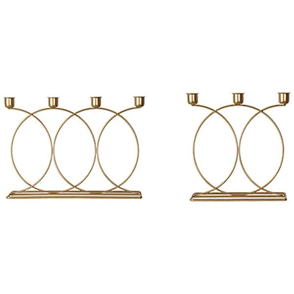 

nordic style 3d candlestick metal candle holder wedding centerpiece candelabra dinner home decor holders