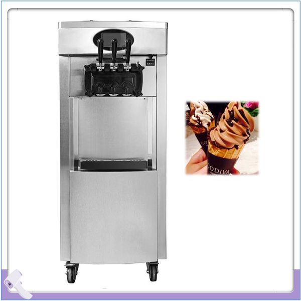 

ice cream machine stainless steel automatic three flavors making for sale