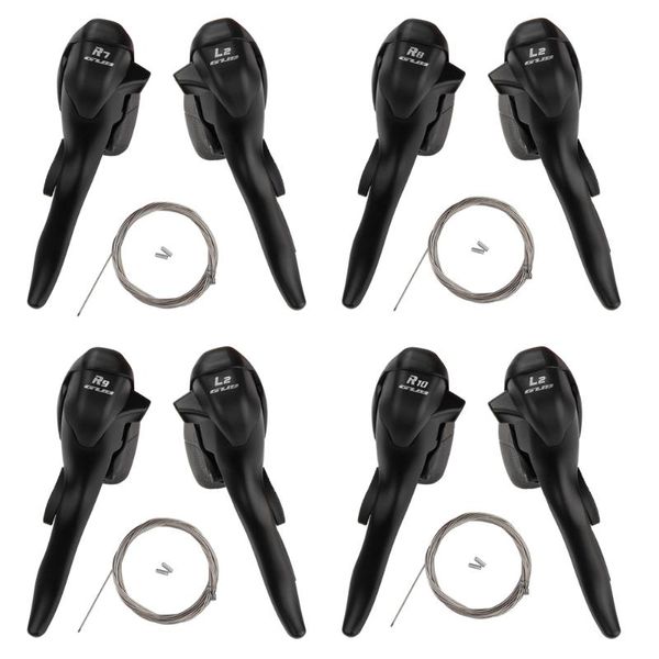 

bike derailleurs universal road shifters 7/8/9 speed non slip grip lever brake bicycle derailleur shifter cycling parts