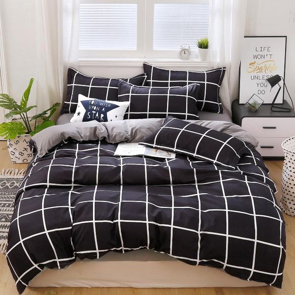 

bedding sets 3/4 pcs set nordic bedspread on the bed duvet cover twin full  king size linen 2 people home textile