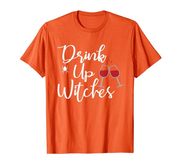

drink up witches costume t-shirt, White;black