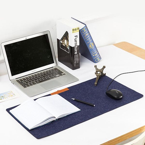 

table cloth large office computer desk mat modern keyboard mouse pad wool felt lapcushion gamer mousepad