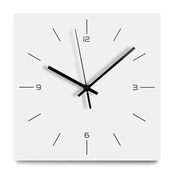 

wall clocks simple modern design wooden clock europe decorative digital large wood hanging durable mute movement