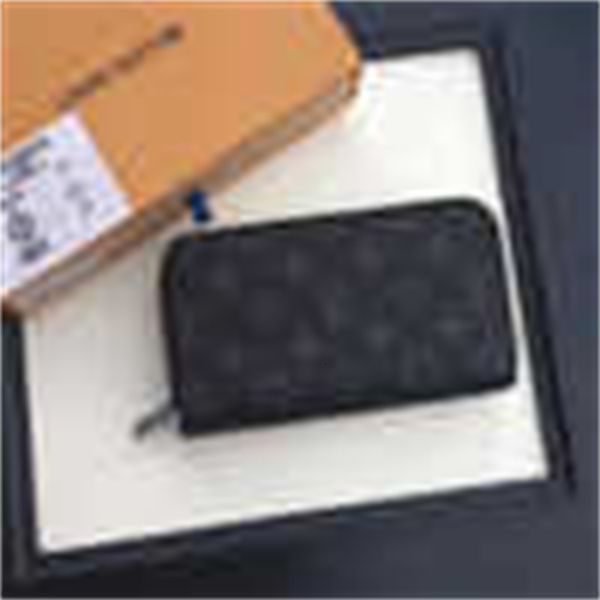 

key brand designer luxury m61723 double pull wallet female bag wallet card bag real leather long wallets chain wallet pouches card holders p, Red;black