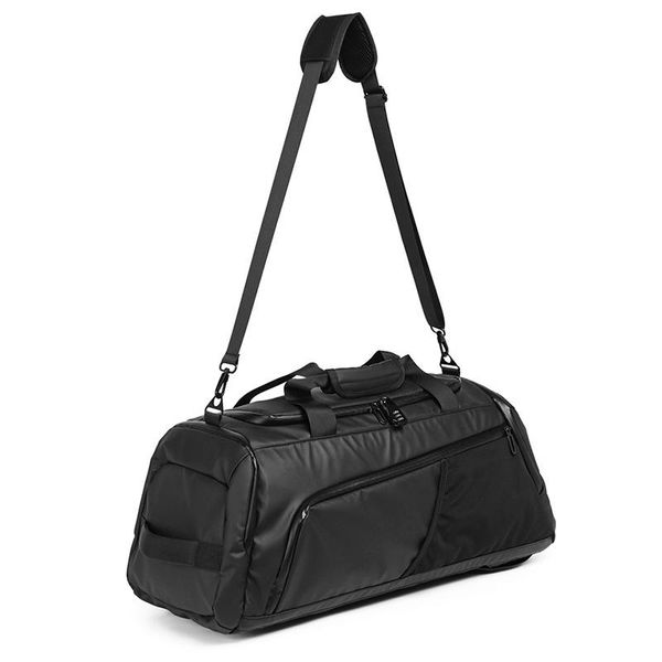 

waterproof hand travel black bag large capacity dry wet separation gym shoulder sports outdoor with password lock ld742 duffel bags