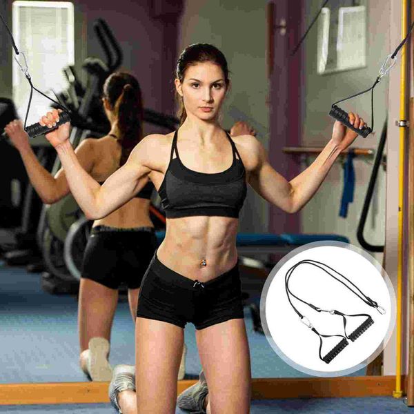 

accessories 1 set elastic resistance band workout sports gym training rope