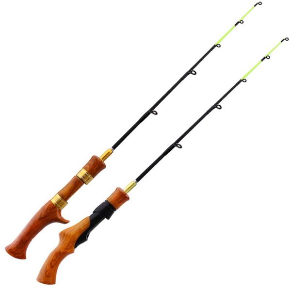 

ice fishing rod wooden handle river shrimp carp winter pole tackle boat rods