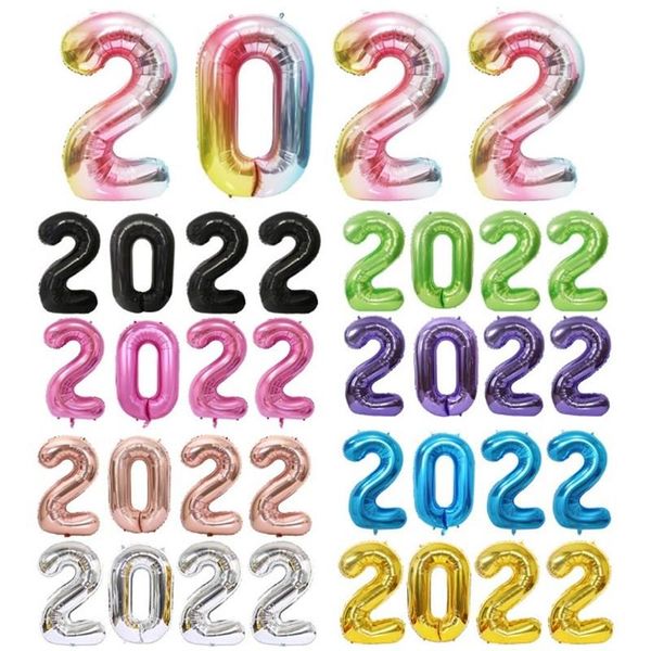 

party decoration 32inch 1pcs foil balloon number 0 1 2 3 4 5 6 7 8 9 boys girls birthday partyballoons supply ballons