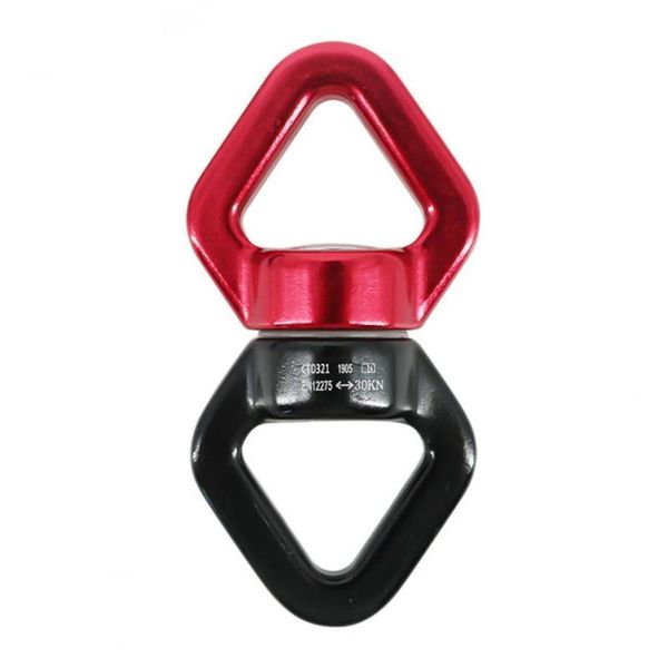 

cords, slings and webbing 30kn rotational device rope swivel for aerial silks dance swing hammock climbing