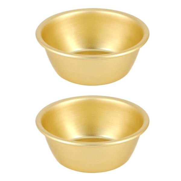 

pcs rice bowls aluminum storage magri without handle (golden)