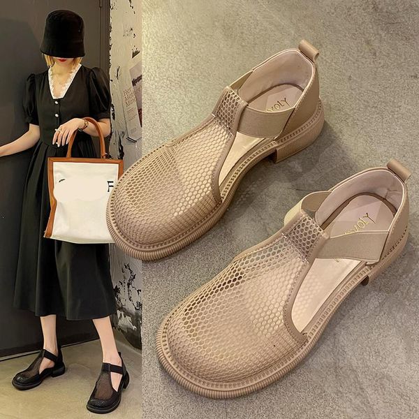 

shoes female sandal lace denim women's med breathable clear heels 2021 summer girls laces comfort medium closed beige gladiator dress, Black