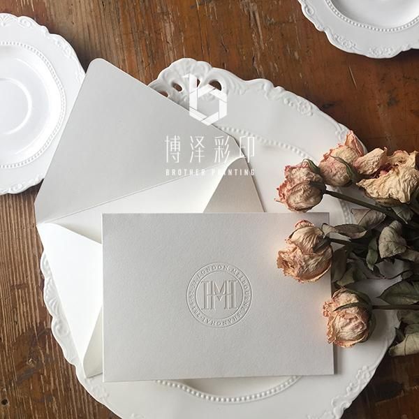 

small amount of customized business wedding high-end special paper design sense white invitation translucent envelope gift wrap