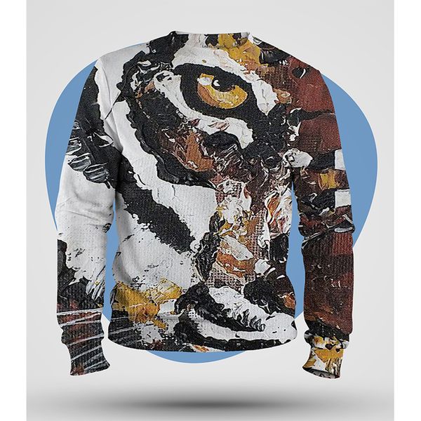 

color eye design 3d printing hoodie visual impact party punk gothic round neck american sweatshirt hoodie, Black