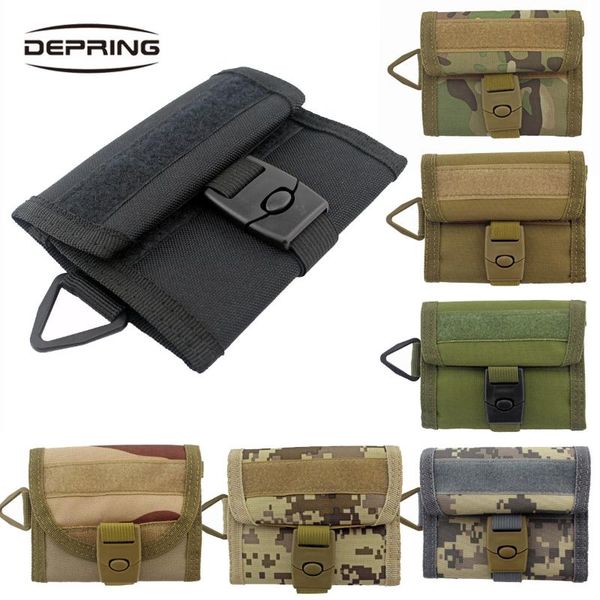 

stuff sacks 7 colors arrival 800d nylon military outdoor sports wallet purse mesh pocket hook loop and buckle cloure tactical molle bag