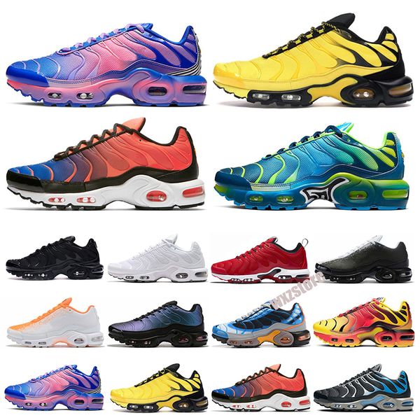

tn men women run shoes crater pink fade triple black white worldwide pimento hyper blue mens fashion trainers sports sneakers 40-45, Black;brown