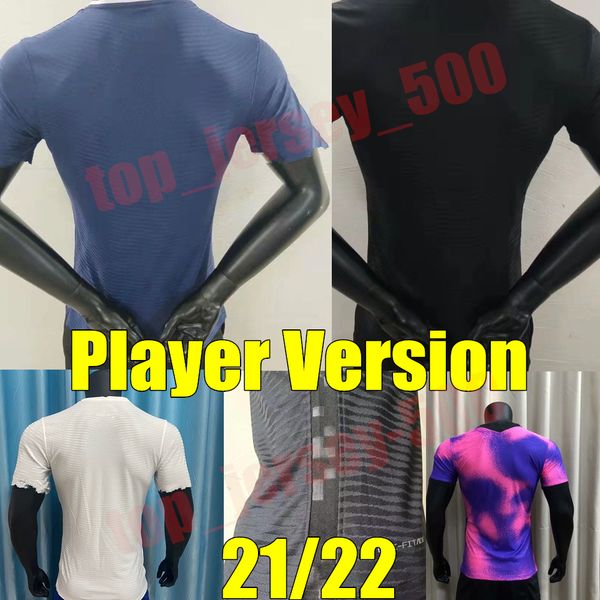 

21 22 player version soccer jerseys maillots football 2021 2022 sergio psgs ramos mbappe icardi neymar shirt jr men kit sets maillot de foot, Black;yellow