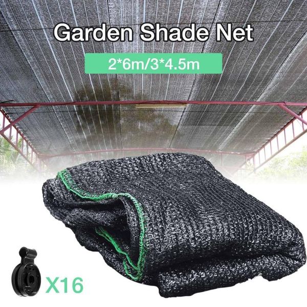 

shade sunblock cloth cover black sun mesh uv resistant lightweight breathable net garden flower plant greenhouses