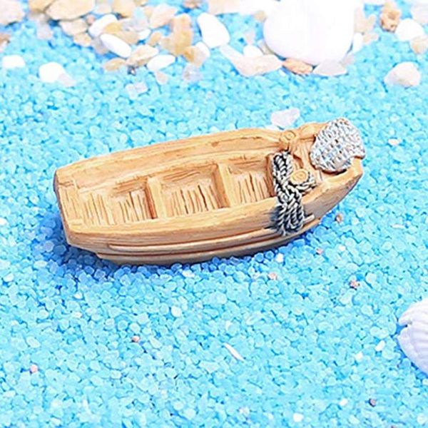 

decorations garden ornaments miniature boat ocean beach resin craft micro lands cape fairy dollhouse aquarium fish tank decor
