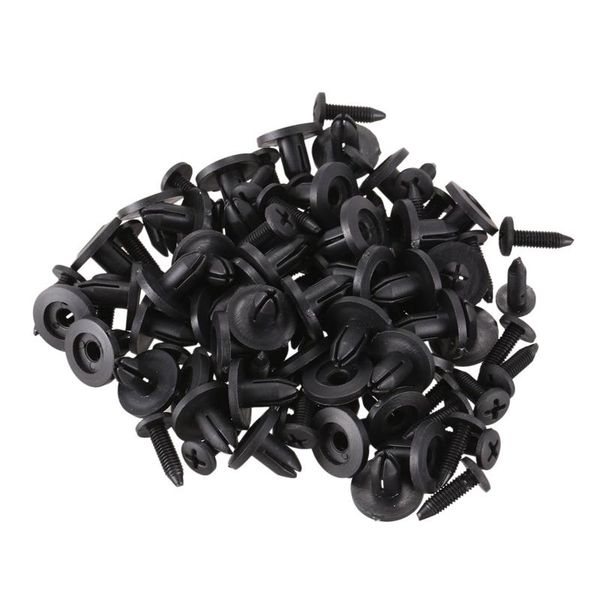 

other vehicle tools 50pcs 6mm plastic push type rivet bumper pin clips
