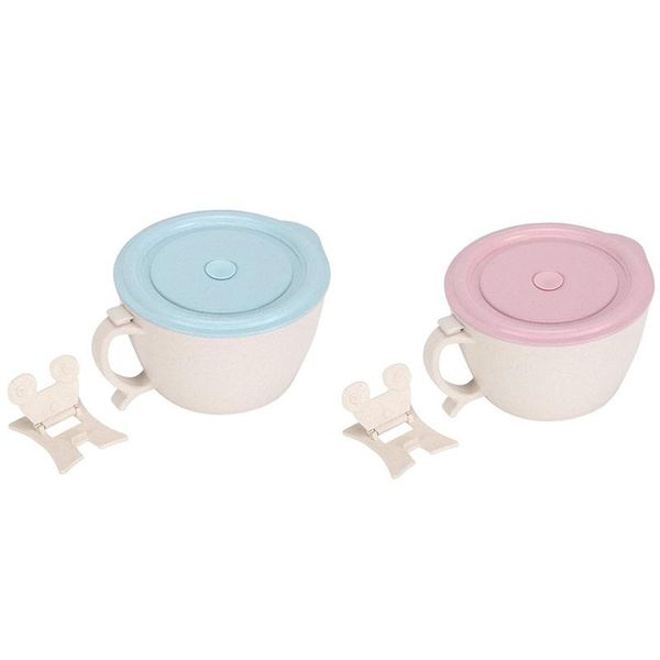 

bowls instant noodle bowl,noodle bowl with lid,wheat straw soup mug phone holder,microwave and dishwasher safe,1 pcs