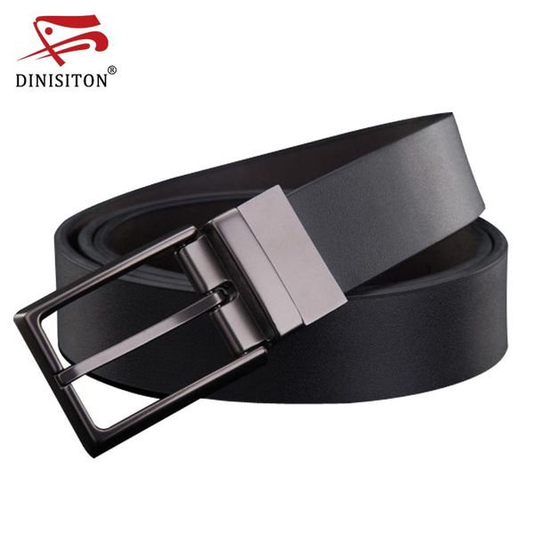 

belts dinisiton fashion designer pin buckle genuine leather men luxury for brand leisure business belt gift ceinture, Black;brown