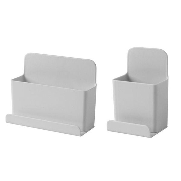 

wall mounted phone stand storage rack remote control air conditioner holder s l hooks & rails