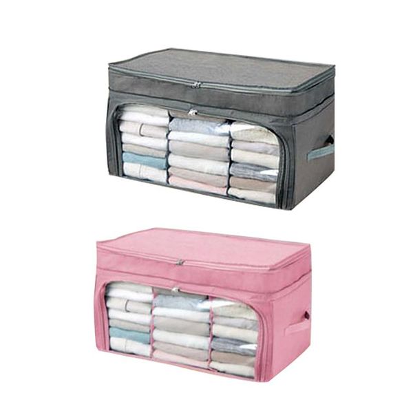 

storage drawers folding canvas fabric box clothes toys basket for organizer home laundry with handle bin