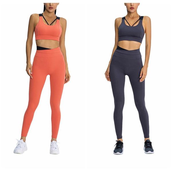 

female sports bra, adults u-neck camisole crop fitness vest for women, black/blue/orange/dark gray yoga outfit