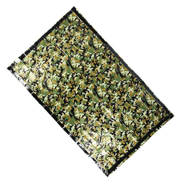

camouflage blanket home heat preservation tent soft hiking emergency sleeping bag travel outdoor waterproof survival foldable bags