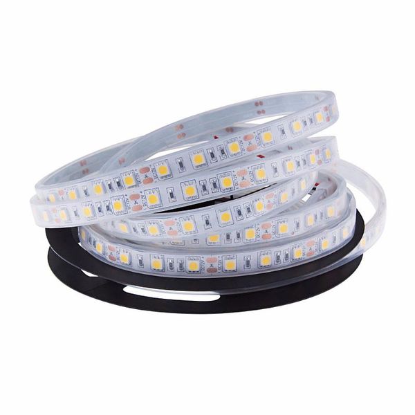 

strips led lights blue white warm multicolor rgb ip68 in the water fish tank lighting 5m swimming pool light strip dc12v