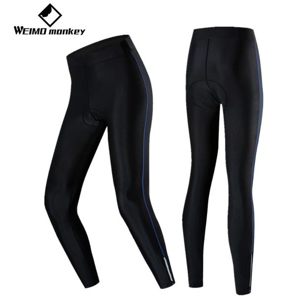 

racing pants 2021 female cycling women bike padded road mountain mtb bicycle bottom breathable pro long underwer tights girl pink, Black;blue