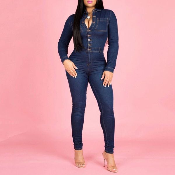 

women's jumpsuits & rompers 2021 spring denim jumpsuit women punk fashion streetwear club overalls ladies casual xxl blue jeans pants, Black;white