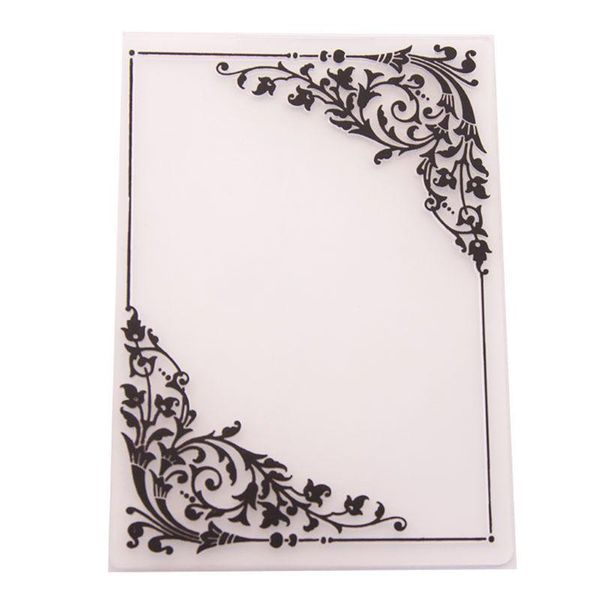 

craft tools y8 flowers corner plastic embossing folder template diy scrapbook po card making decoration