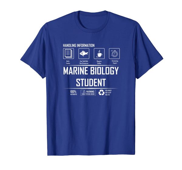 

Funny Marine Biology Student Handling Information T-Shirt, Mainly pictures