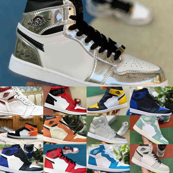 

1 og travis scotts x turbo green origin fearless satin backboard red royal chunky dunky backboard black toe 1s unc sports shoesy74d0305