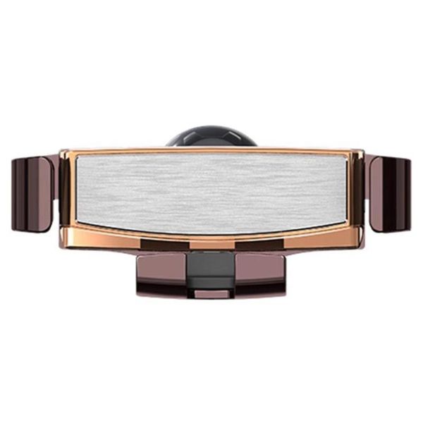 

cell phone mounts & holders car air outlet holder gravity mobile bracket (golden)