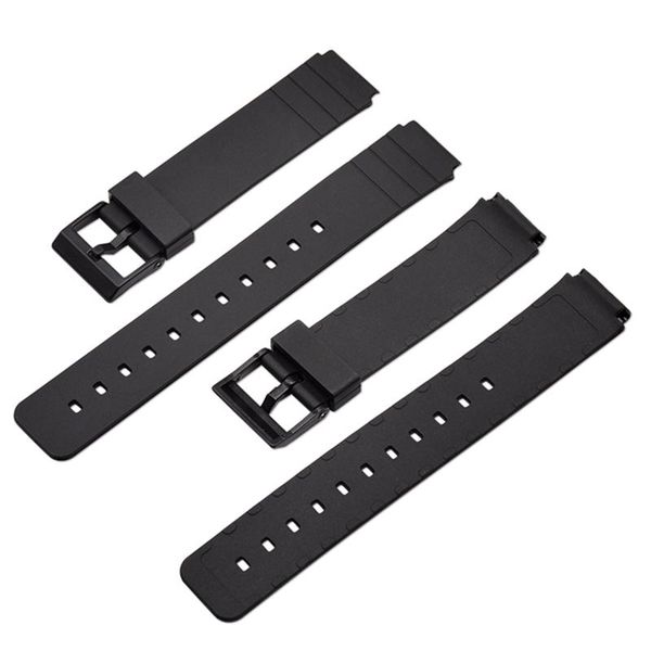 

watch bands applicable to mw-59 mq-24 mq-71 mq-76 replacement strap, Black;brown